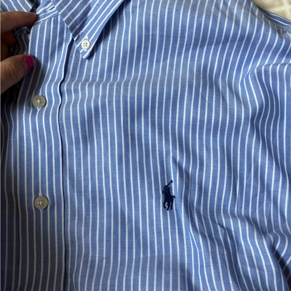 Ralph Lauren Other - RALPH LAUREN Golf Men's Blue & White Stripe Button Down Shirt Sz XL Tilden